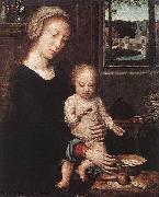 Gerard David Madonna and Child with the Milk Soup Spain oil painting artist